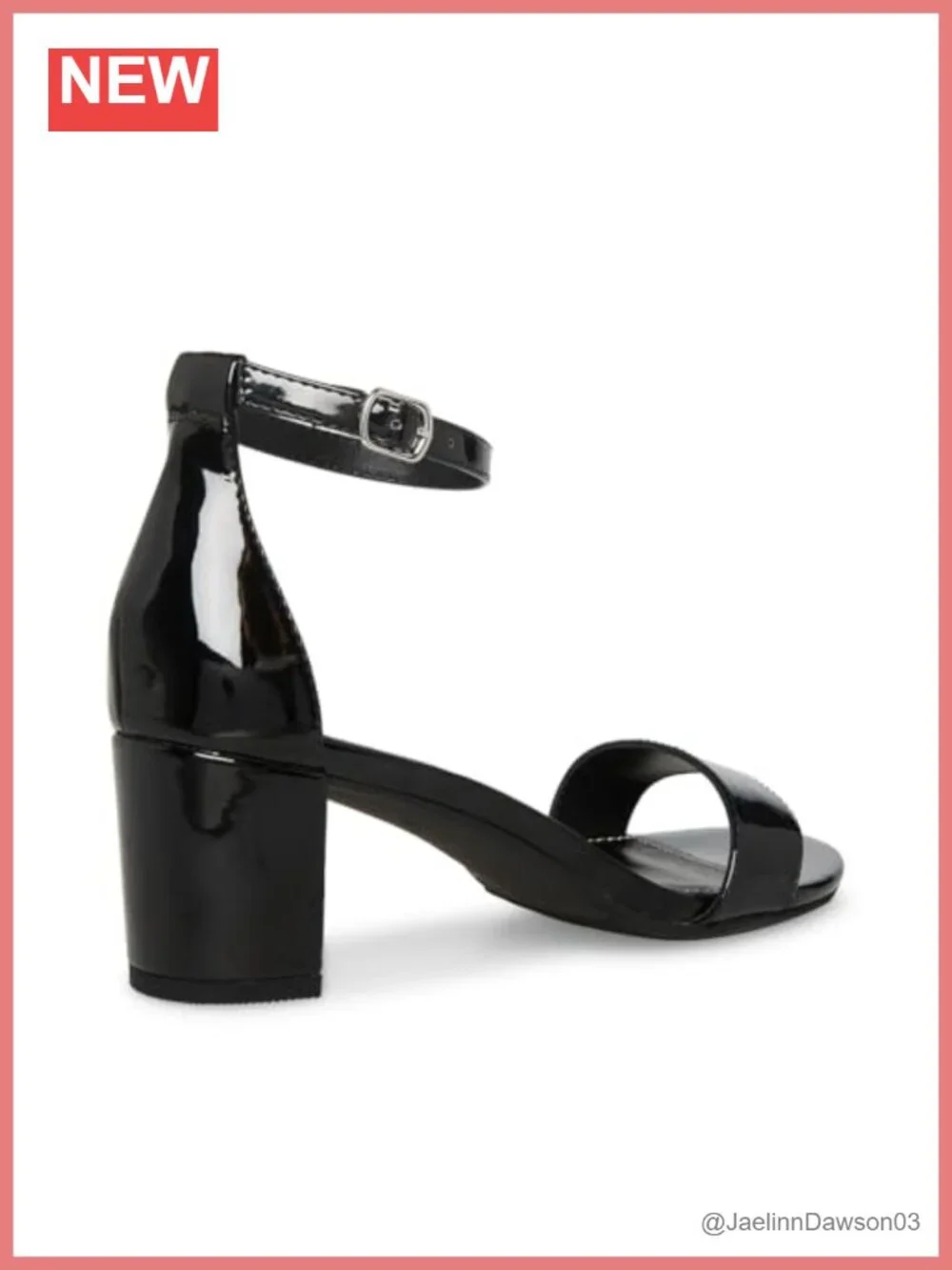 Girls Block Heel Dress Sandal